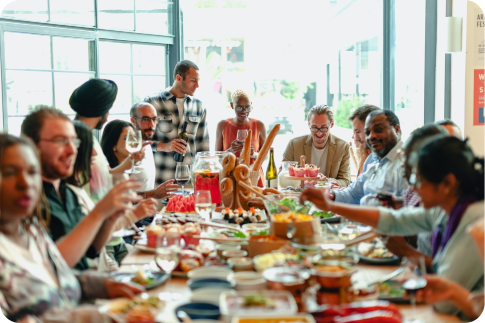 People building a community
