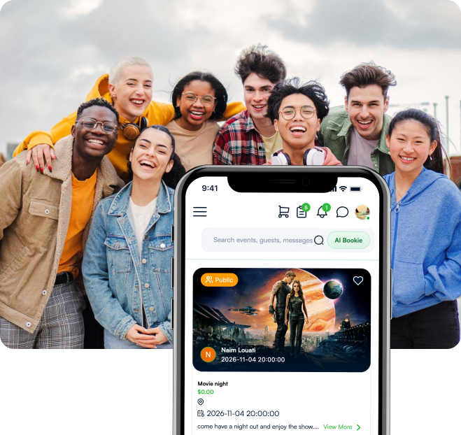 Community members using BookedYou